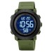 Годинник наручний чоловічий SKMEI 2122AGWT ARMY GREEN-WHITE, армійський годинник протиударний. Колір: зелений