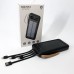 Power Bank Solar Smart 1015 зарядний пристрій на сонячній батареї 20000mAh з індикатором заряду Чорний