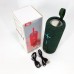 Портативна Bluetooth колонка TG619C FM-радіо USB/TF з ремінцем, колонка з акумулятором. Колір: зелений