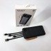 Power Bank Solar Smart 1015 зарядний пристрій на сонячній батареї 20000mAh з індикатором заряду Чорний