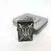 Дугова електроімпульсна запальничка USB Україна металева коробка HL-446. Колір: чорний