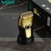 Професійна електробритва VGR V-383 Finale Shaver з підставкою, чоловіча машинка для гоління