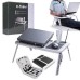Складаний столик для ноутбука LD-09 E-Table, столик з охолодженням 2 USB кулера, Стіл підставка з вентиляцією