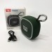 Портативна Bluetooth-колонка TG659 з ремінцем, Бездротова колонка портативна потужна. Колір: зелений