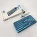 Портативний зарядний пристрій на 10000 mAh, Power Bank на сонячній батареї, заряджання. Колір: синій