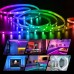 Світлодіодна стрічка SMD 5050 RGB LED 5 м IP65 з bluetooth контролем. підключення 220V