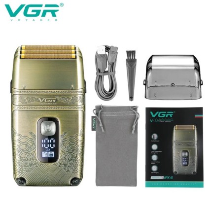 Професійна електробритва Шейвер VGR V-335 Shaver з трьома ножовими блоками, бритва для бороди