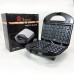 Вафельница Domotec MS-7705  электрическая с антипригарным покрытием 1000 Вт, Электро вафельница