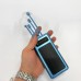 Портативний зарядний пристрій на 10000 mAh, Power Bank на сонячній батареї, заряджання. Колір: синій