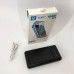 Портативний зарядний пристрій на 10000mAh, Power Bank на сонячній батареї, заряджання. Колір: чорний