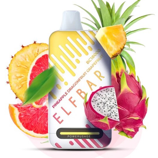 Elf Bar BC18000 Original 5% перезаряджаємий под. Ананас Драконів фрукт Грейпфрут (Pineapple Dragonfruit Grapefruit)