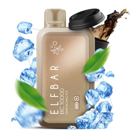 Elf Bar BC10000. Американо лід (Americano ice)