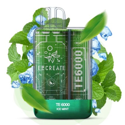 Elf Bar TE6000 5%. М'ята (Ice Mint)