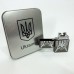 Дугова електроімпульсна запальничка USB Україна металева коробка HL-446. Колір: чорний