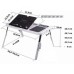 Складаний столик для ноутбука LD-09 E-Table, столик з охолодженням 2 USB кулера, Стіл підставка з вентиляцією