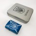 Дугова електроімпульсна USB Запальничка акумуляторна Україна металева коробка HL-446. Колір синій