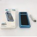Портативний зарядний пристрій на 10000 mAh, Power Bank на сонячній батареї, заряджання. Колір: синій