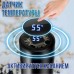 Термос UNIQUE UN-1006 500мл з датчиком температури, Термос з дисплеєм. Колір: чорний