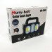 Ліхтар ручний на сонячній батареї 3в1 HB-6168-LED+2COB з боковою лампою, на 3 режими (з функцією Power Bank)