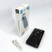 Портативний зарядний пристрій на 10000mAh, Power Bank на сонячній батареї, заряджання. Колір: чорний