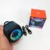 Портативна Bluetooth колонка TG359 7W з RGB підсвічуванням, гучна колонка для вечірки. Колір: чорний