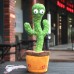 Танцюючий кактус співаючий 120 пісень з підсвічуванням Dancing Cactus TikTok іграшка Повторюшка кактус