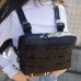 Тактична нагрудна сумка з Cordura 1000D, розгрузка чоловіча чорна