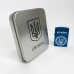 Дугова електроімпульсна запальничка USB металева коробка HL-447. Колір: синій