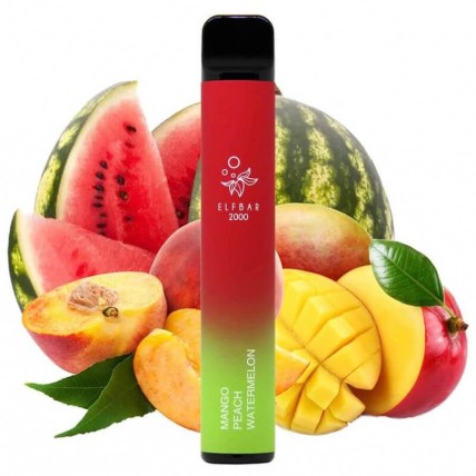 Elf Bar Original (Ельф Бар) 2000 тяг. (Mango Peach Watermelon) Манго Персик Кавун