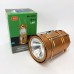 Туристичний ліхтар лампи на сонячній батареї з павером CAMPING MH-5800T (6+1 LED). Колір: коричневий