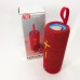 Портативна Bluetooth колонка TG619C FM-радіо USB/TF з ремінцем, гучна блютуз колонка. Колір: червоний