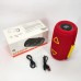 Bluetooth-колонка TG657 з RGB підсвічуванням 1500 mAh, бездротова колонка портативна потужна. Колір: червоний
