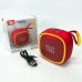 Портативна Bluetooth-колонка TG659 з ремінцем, Гучна блютуз колонка для вечірки. Колір: червоний