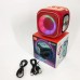 Портативна Bluetooth колонка TG359 7W з RGB підсвічуванням, Гучна блютуз колонка. Колір: червоний