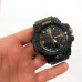 Годинник наручний чоловічий SKMEI 1155BAG, годинник тактичний протиударний, армійський годинник. Колір: зелений