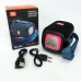 Портативна колонка Bluetooth TG339 5W з RGB підсвічуванням, Акумуляторна колонка для музики. Колір: чорний