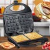 Вафельница Domotec MS-7705  электрическая с антипригарным покрытием 1000 Вт, Электро вафельница