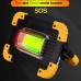 Світлодіодний ліхтар LED прожектор USB L811-20W-COB-1W з Power Bank, лампа-прожектор, ручний прожектор