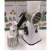 Овочерізка мультислайсер Tabletop Drum Grater Kitchen Master Терка для овочів та фруктів 3 насадки. Колір: білий