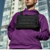 Тактична нагрудна сумка з Cordura 1000D, розгрузка чоловіча чорна