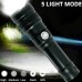 Ручний акумуляторний світлодіодний ліхтар Police X-Balog BL-1827-P90 переносний з USB заряджанням оптичним зумом і металевим корпусом + ремінець на руку