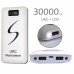 Портативне мобільне заряджання Power Bank 30000/9600mAh UKC, Умб зарядне power bank. Колір: білий