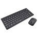 Бездротова клавіатура IOS з мишкою Keyboard Wireless 901. Колір: чорний