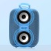 Портативна Bluetooth колонка TG658 8W з RGB підсвічуванням, акумуляторна переносна колонка. Колір: синій