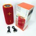 Портативна Bluetooth колонка TG654 8W з підсвічуванням, блютуз колонка для вулиці. Колір: червоний