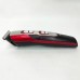 Машинка для стрижки 10в1 GEMEI GM-592, машина для окантування, підстригальна машинка. Колір: червоний