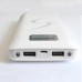 Портативне мобільне заряджання Power Bank 30000/9600mAh UKC, Умб зарядне power bank. Колір: білий