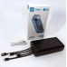 Портативний зарядний пристрій на 20000mAh, Power Bank на сонячній батареї, для планшета. Колір: чорний