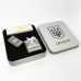 Дугова електроімпульсна запальничка USB Україна (металева коробка) HL-449. Колір: чорний