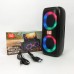 Портативна колонка TG333 2x5W з RGB підсвічуванням, гучна блютуз колонка. Колір: чорний